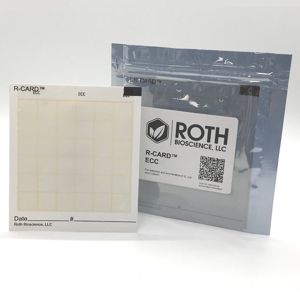 Doctor R Panel Cards R-CARD® ECC - E. Coli and Coliform - Rapid Test Method - 25 Pack – Roth ...